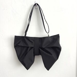 Bow Shaped Nylon Shoulder Bag NWOT